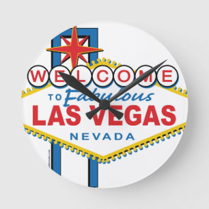 Horloge Ronde Accueil vers Las Vegas fabuleux