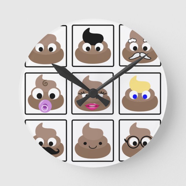 Horloge Ronde Afficher plusieurs faces (Recto)