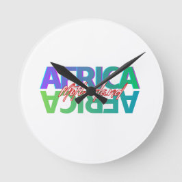 Horloge Ronde AFRICA: Motherland - Wall Clock