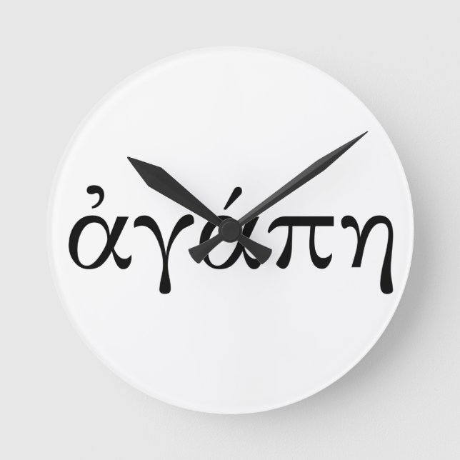 Horloge Ronde Agape (Recto)