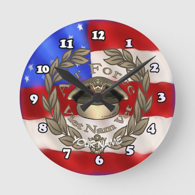 Horloge Ronde Air Force Viet Nam (Recto)