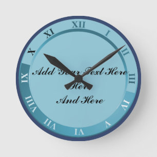 HORLOGE RONDE AJOUTEZ LE TEXTE ICI