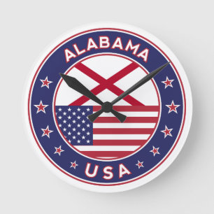 Horloge Ronde Alabama