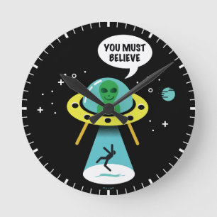 Horloge Ronde Aliens