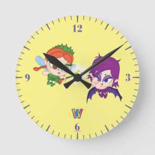 Horloge Ronde Alyssa contre Nafaria