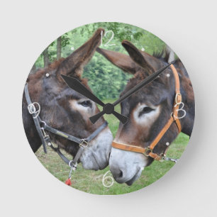 Horloge Ronde Amis d'âne