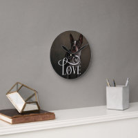 Amour Moderne Photo Monogramme Personnalisé pour A