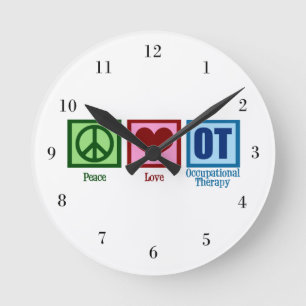 Horloge Ronde Amour OT de paix