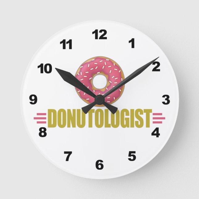 Horloge Ronde Amusant Adulte À Saupoudrer (Recto)