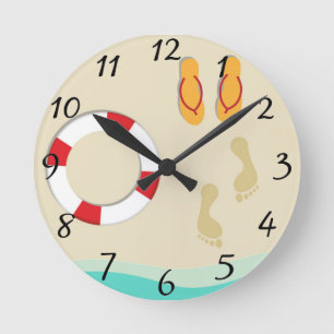Horloge Ronde Amusement d'été
