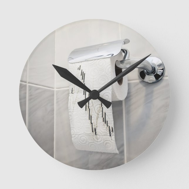 Horloge Ronde Analyse des toilettes (Recto)