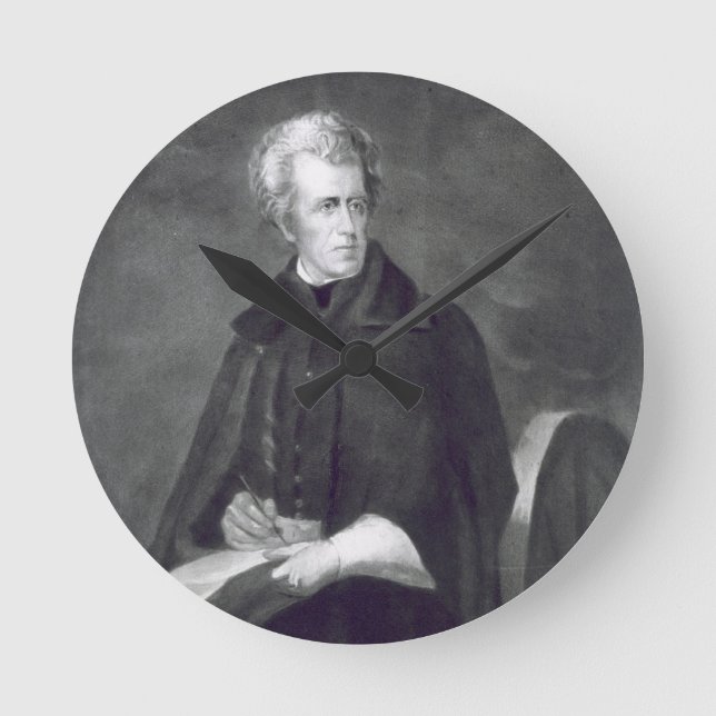 Horloge Ronde Andrew Jackson, 7e président des États-Unis (Recto)