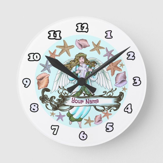 Horloge Ronde Ange de l'Océa (Recto)