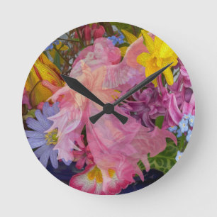 Horloge Ronde Angel Love