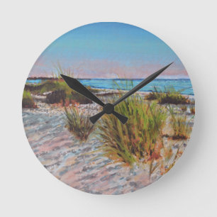 Horloge Ronde Anna Maria Island, Florida Beach Peinture