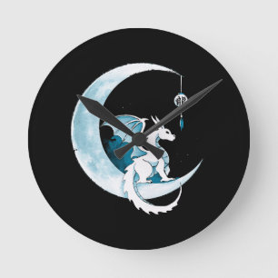 Horloge Ronde Année du Dragon