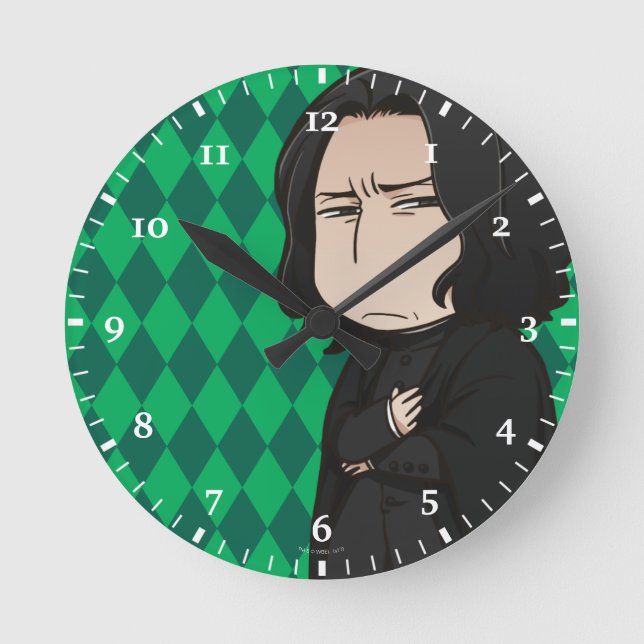 Horloge Ronde Annime Professeur Snape (Recto)