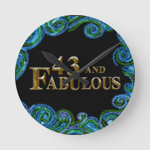 Horloge Ronde Anniversaire 43 ans