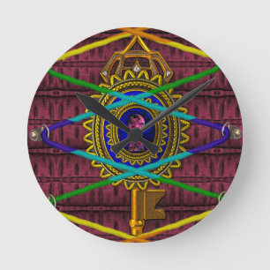 Horloge Ronde Antique Fantastique Conte de Fées Livre II