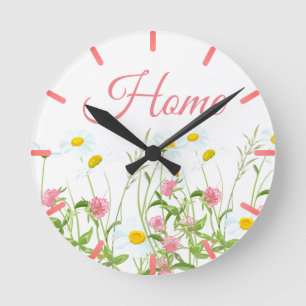 Horloge Ronde Apocalypse et marguerite