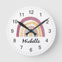 Aquarelle moderne Boho Arc-en-ciel Filles personna