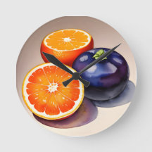 Aquarelle orange