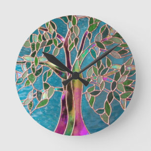Horloge Ronde Arbre d'horloge murale d'enchantement