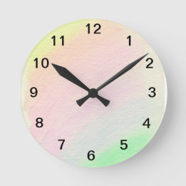Horloge Ronde Arc-en-ciel -