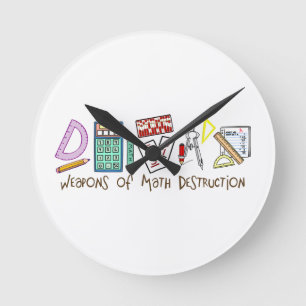 Horloge Ronde Armes de destruction de maths