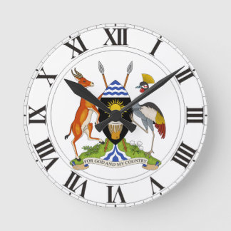 Horloge Ronde Armoiries de l'Ouganda