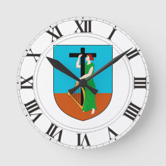 Horloge Ronde Armoiries de Montserrat
