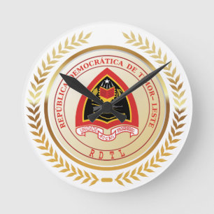 Horloge Ronde Armoiries du Timor oriental
