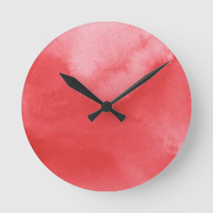 Horloge Ronde arrière - plan coloré d'aquarelle pour vos 3