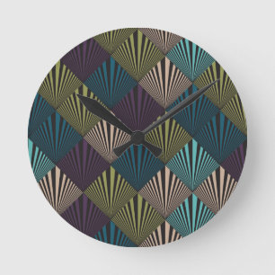 Horloge Ronde Arrière - plan d'art pop