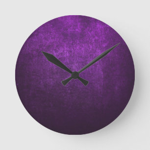 Horloge Ronde Arrière - plan pourpre abstrait ou papier avec