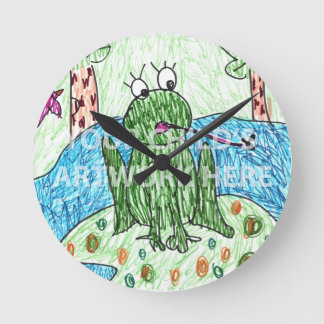 Horloge Ronde Art Clock 21,95 $