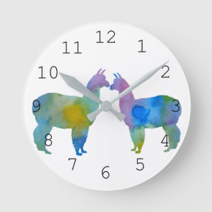 Horloge Ronde Art de lama