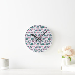 Horloge Ronde Art de Noël