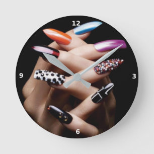 Horloge Ronde Art pour ongle