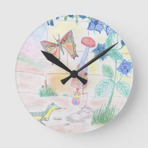 Horloge Ronde Artisanat sur mesure pour les enfants, jouet pour 