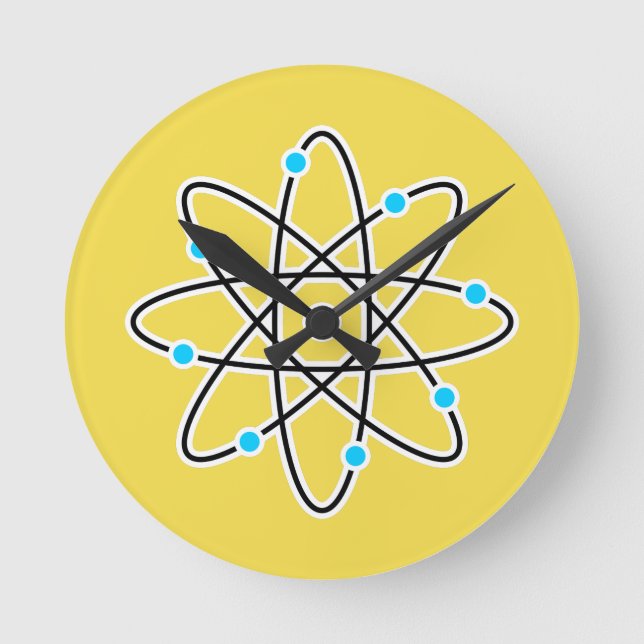 Horloge Ronde Atom (Recto)