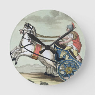 Horloge Ronde Aurige, de "L'Antica Roma", 1825 (couleur allumée