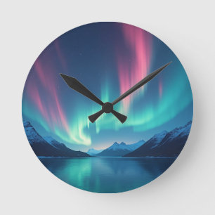 Horloge Ronde Aurora islandais