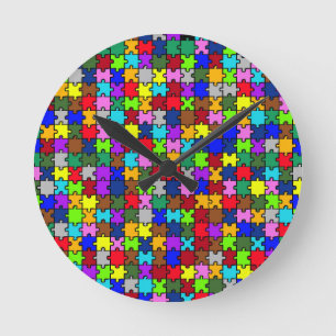 Horloge Ronde Autiste