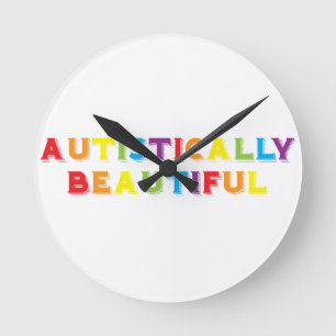 Horloge Ronde Autiste beau