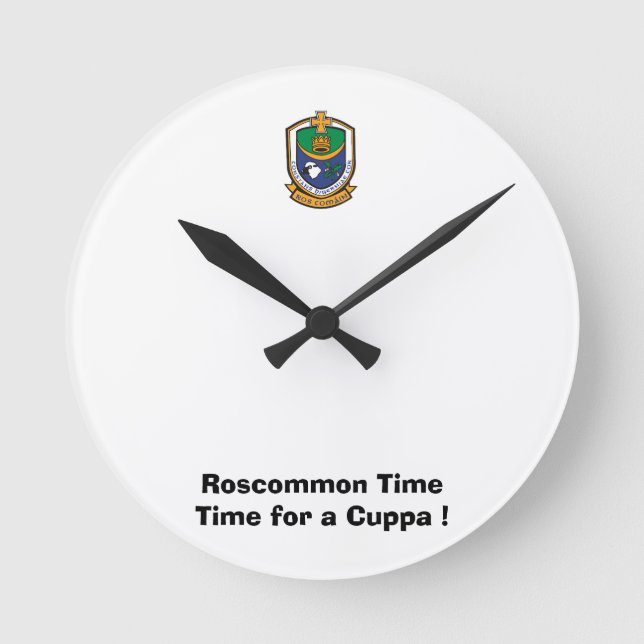 Horloge Ronde Avaient lieu le Temps-Time de Roscommon pour un (Recto)