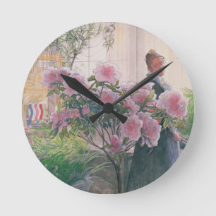 Horloge Ronde Azalea, 1906 (w/c sur paper)