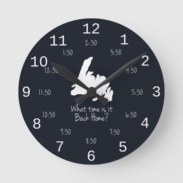 Horloge Ronde Back Home Time - édition CST (Recto)
