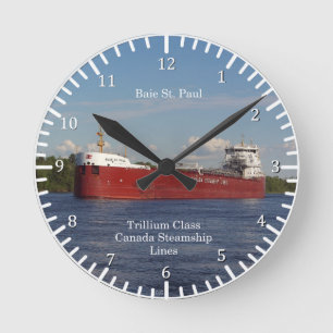 Horloge Ronde Baie St. Paul clock