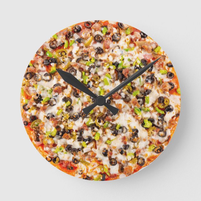 Horloge Ronde Balayer la cuisine® (Recto)